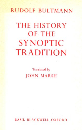 9780631113508: The History of Synoptic Tradition