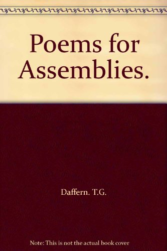 Imagen de archivo de Poems for Assemblies. a la venta por Irish Booksellers
