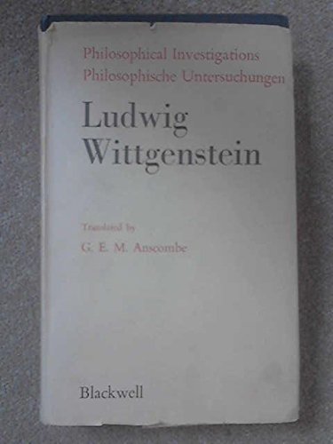 Philosophical Investigations by Ludwig Wittgenstein: (1953) Second edition, 1958. | Plum Books Philosophical Investigations by Ludwig Wittgenstein: (1953) Second edition, 1958. | Plum Books