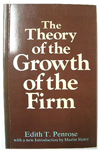 9780631122319: Theory of the Growth of the Firm