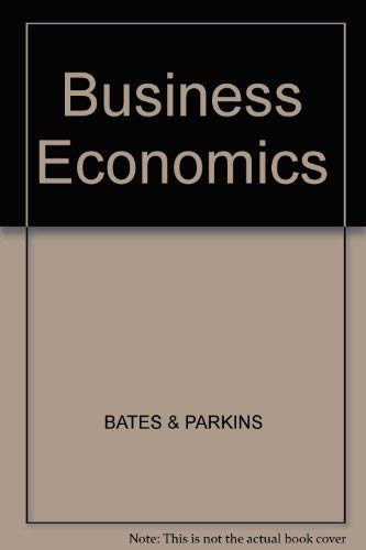 9780631123002: Business Economics