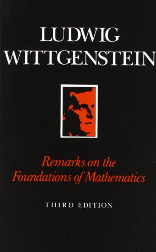 Beispielbild fr Remarks on the Foundation of Mathematics zum Verkauf von Blackwell's