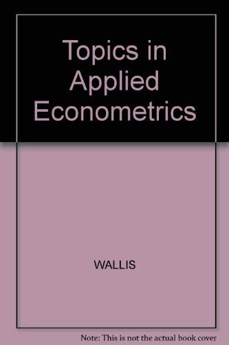 9780631126218: Topics Applied Economics