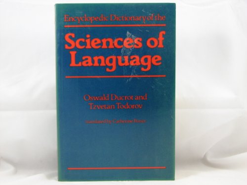 Imagen de archivo de Encyclopedic Dictionary of the Sciences of Language a la venta por Anybook.com