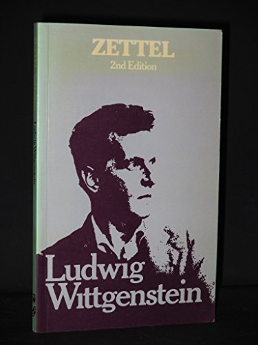 Imagen de archivo de Zettel 2e (Open University Set Books) a la venta por WeBuyBooks