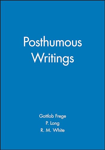 Posthumous Writings (9780631128359) by Frege, Gottlob