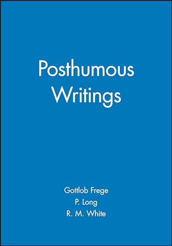 9780631128359: Posthumous Writings