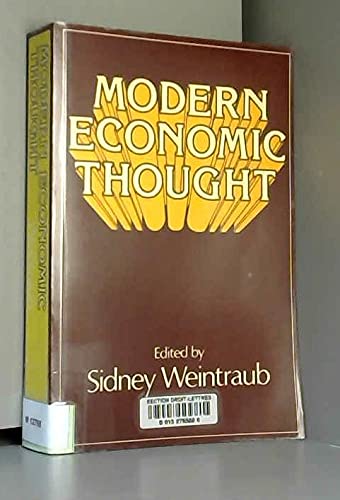 9780631129066: Modern Economic Thought