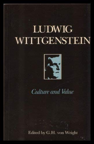 Imagen de archivo de Wittgenstein. Culture and Value (German & English Parallel Text) ------- SECOND EDITION a la venta por SAVERY BOOKS