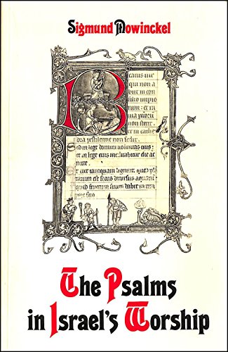 Stock image for Psalms in Israel's Worship for sale by Montana Book Company