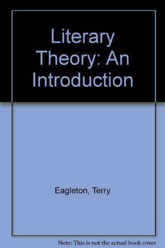 Stock image for Literary Theory : An Introduction for sale by Better World Books