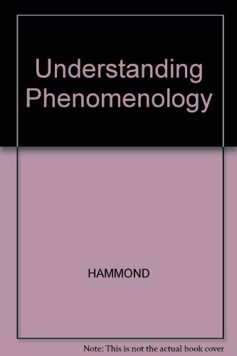 Beispielbild fr Understanding Phenomenology zum Verkauf von Better World Books