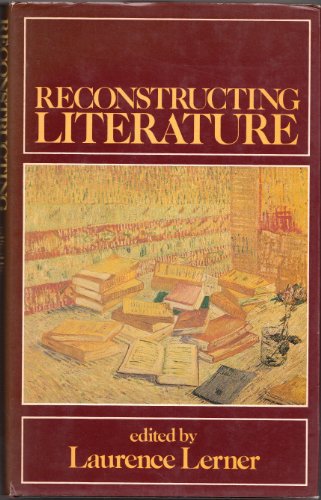 9780631133230: Reconstructing Literature