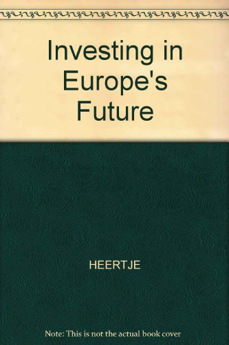 9780631134053: Investing in Europe's Future