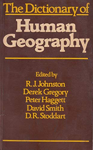 Stock image for Dictionary of Human Geography for sale by AwesomeBooks