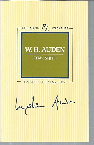 9780631135159: W. H. Auden (Rereading Literature)