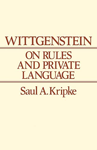 Stock image for Wittgenstein Rules and Private Language for sale by Chiron Media