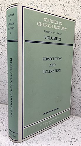 Beispielbild fr Persecution and Toleration (Studies in Church History, Vol. 21) (Volume 21) zum Verkauf von Anybook.com