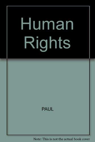 Human Rights (9780631136996) by Paul, Ellen Frankel; Paul, Jeffrey