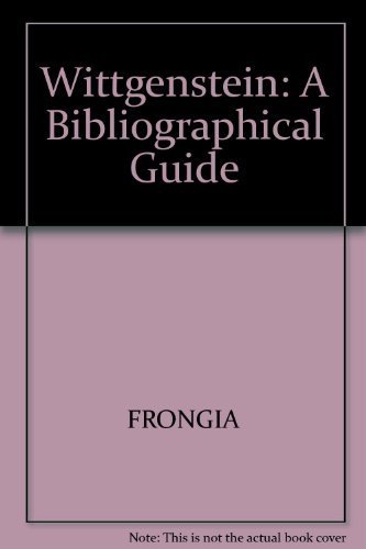 Stock image for Wittgenstein : A Bibliographical Guide for sale by Better World Books