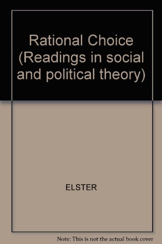 9780631138075: Rational choice (Readings in social and political theory)
