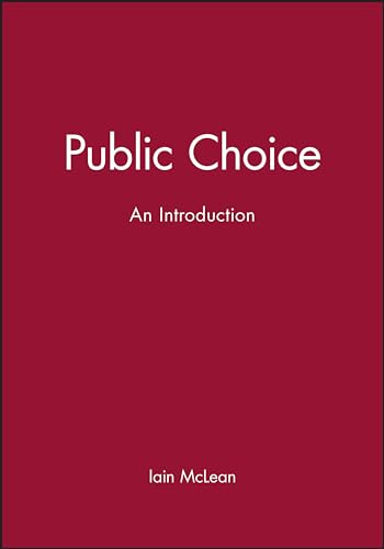 Imagen de archivo de Public Choice: An Introduction a la venta por SecondSale
