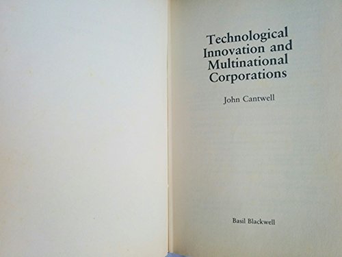 Imagen de archivo de Technological Innovation and Multinational Corporations a la venta por Better World Books