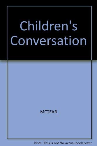 9780631139843: Children's Conversation