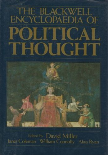 Imagen de archivo de The Blackwell Dictionary of Political Thought a la venta por Better World Books