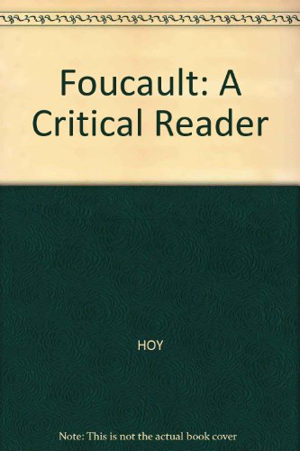 Imagen de archivo de Foucault : A Critical Reader a la venta por Better World Books