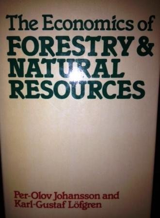 Imagen de archivo de The Economics of Forestry and Natural Resources a la venta por Larry W Price Books