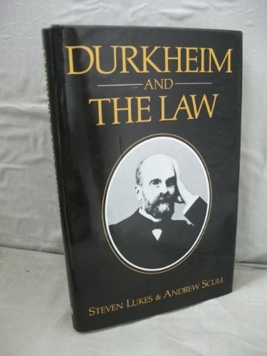 Beispielbild fr Durkheim and the Law zum Verkauf von Anybook.com