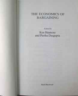 Imagen de archivo de The Economics of Bargaining a la venta por Better World Books Ltd