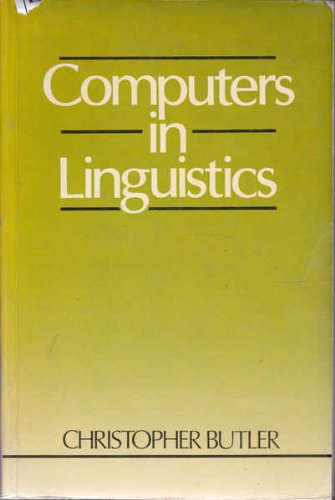 Stock image for Computers in Linguistics for sale by Daedalus Books