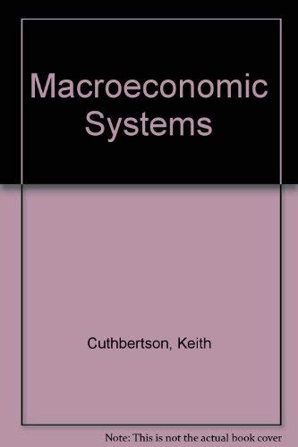 Imagen de archivo de Macroeconomic systems. Ex-Library. a la venta por Yushodo Co., Ltd.