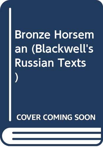 9780631143857: Mednyi Vsadnik (Blackwell's Russian Texts)