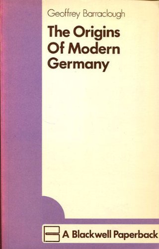 9780631144403: Origins of Modern Germany