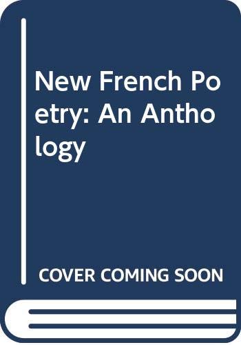 9780631145004: New French Poetry: An Anthology