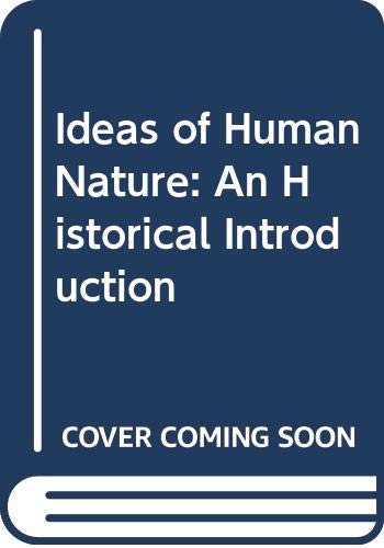Beispielbild fr Ideas of Human Nature zum Verkauf von ThriftBooks-Dallas