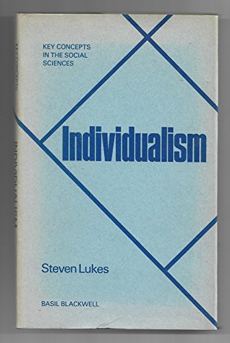 9780631147503: Individualism (Key Concepts in the Social Sciences)