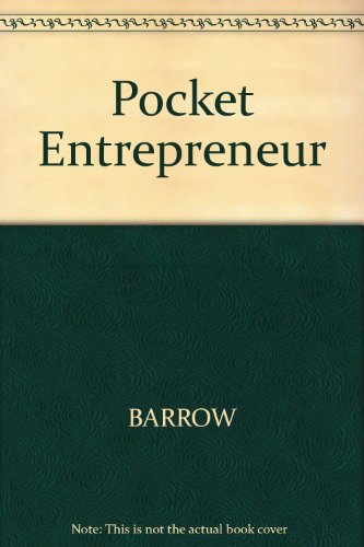 Pocket Entrepreneur (9780631148227) by Barrow, Colin