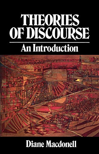Imagen de archivo de Theories of Discourse: An Introduction a la venta por SecondSale