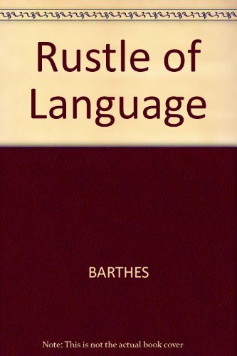 9780631148647: The Rustle Of Language