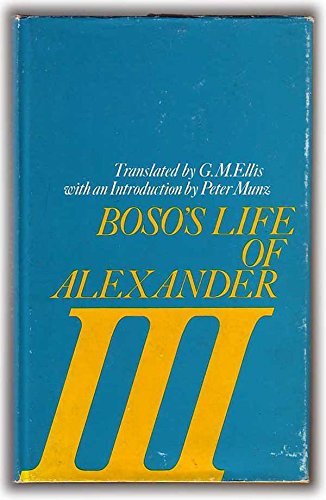 9780631149903: Boso's life of Alexander III;