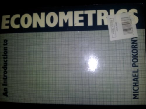 9780631150039: An Introduction To Econometrics