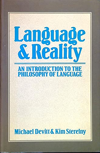 9780631150121: Language and Reality: Introduction to the Philosophy of Language