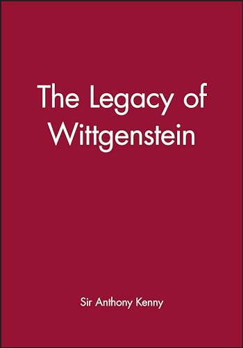 Imagen de archivo de Legacy of Wittgenstein a la venta por 3rd St. Books