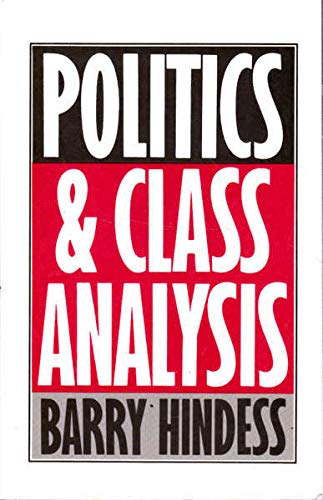 Stock image for Politics and Class Analysis for sale by HPB-Red