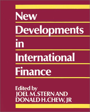 Beispielbild fr New Developments in International Finance zum Verkauf von Better World Books
