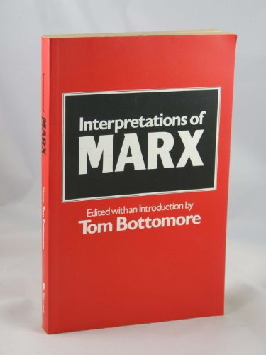 Beispielbild fr Interpretations of Marx zum Verkauf von Better World Books